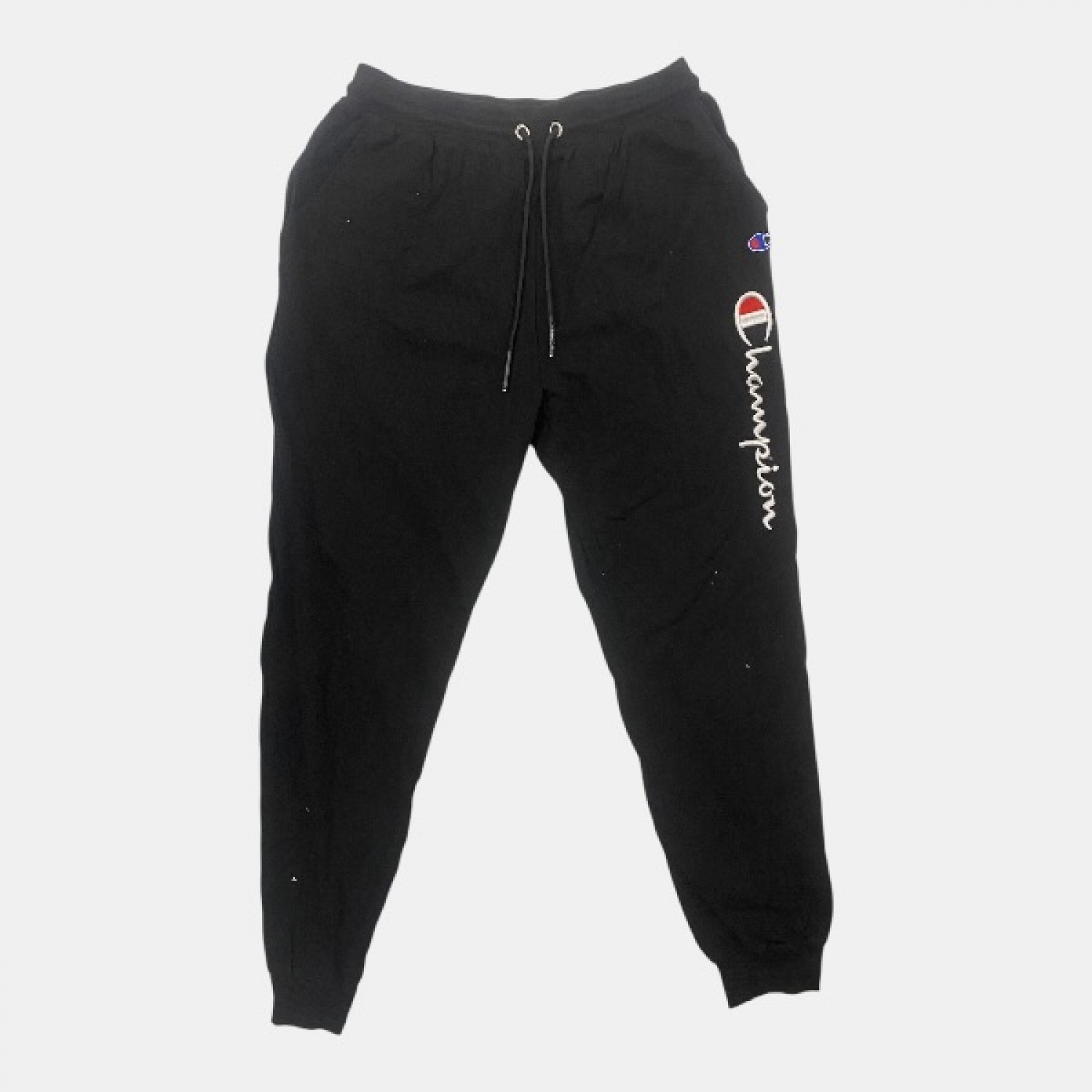 Champion Classic Logo Jogger Pants Black XXXL Pre Owned